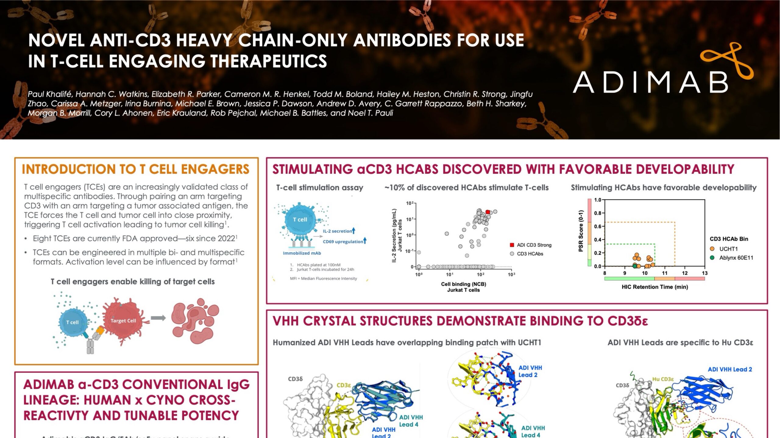 Novel Anti-CD3 Heavy Chain-Only Antibodies for Use in T Cell-Engaging Therapeutics