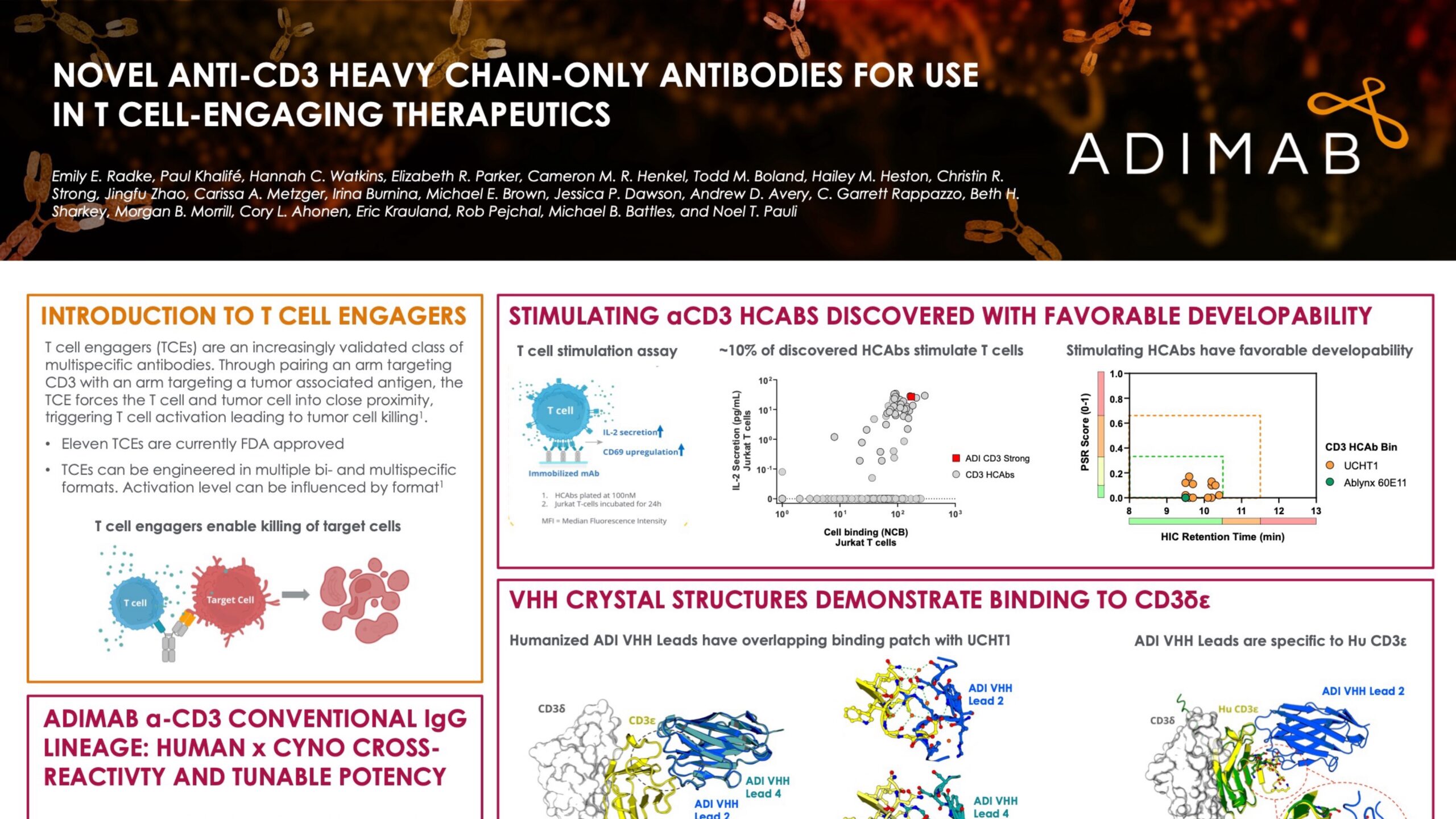Novel Anti-CD3 Heavy Chain-Only Antibodies for Use in T Cell-Engaging Therapeutics
